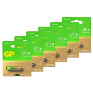 GP Ultra G-Tech AAA / MN2400 / LR03 Alkaline Batterij 24 stuks