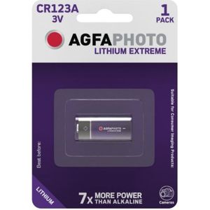 Agfaphoto CR123A / DL123A Lithium Batterij (10 stuks)