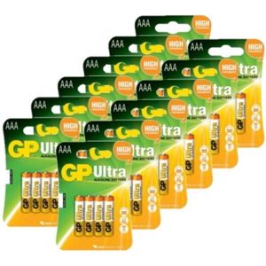 GP Ultra AAA / MN2400 / LR03 Alkaline Batterij 48 stuks