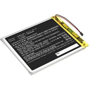 Pocketbook 4G-15 / 4K-19 / 306070PL accu (3.7 V, 1450 mAh, 123accu huismerk)