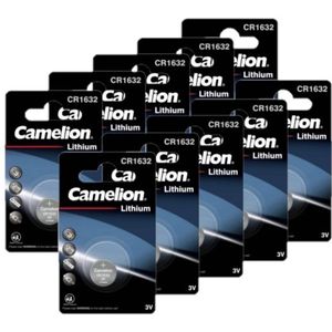 Camelion CR1632 3V Lithium knoopcel batterij 10 stuks