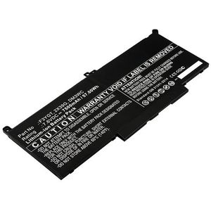 Dell F3YGT / 2X39G / DM3WC accu (7.6 V, 7500 mAh, 123accu huismerk)