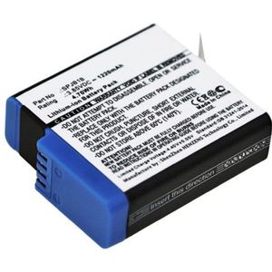 GoPro AHDBT-801 / SPJB1B accu (3.85V, 1220 mAh, 123accu huismerk)