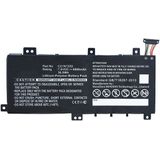 Asus C21N1333 accu (7.6 V, 5000 mAh, 123accu huismerk)