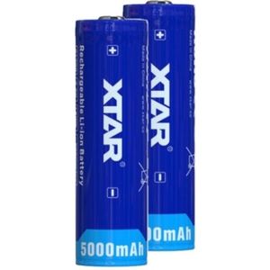 2 stuks XTAR 21700 Li-ion batterij (3.6 V, 10A, 4900 mAh)