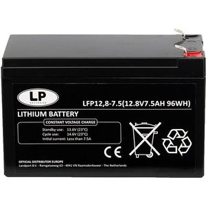 Landport LFP12.8-7.5 Lithium accu (12.8V, 7.5Ah, 96Wh, LiFePO4)