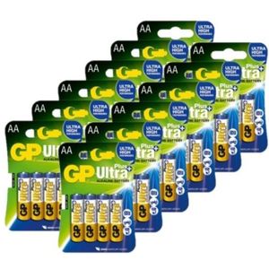 GP Ultra Plus AA / MN1500 / LR06 Alkaline Batterij 48 stuks