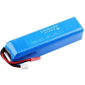 FrSky G-1200 accu (7. 4 V, Li-pl, 2300 mAh, 123accu huismerk)