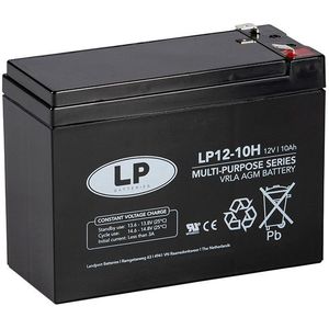 Landport LP12-10H VRLA AGM Loodaccu (12V, 10 Ah, T2 terminal)