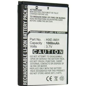 Haicom HXE-W01 / BA-01 / HX-N3650A accu (1000 mAh, 123accu huismerk)