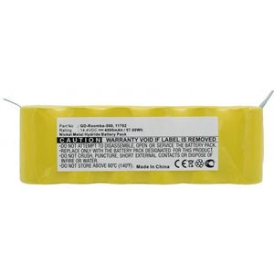 Robotic 11702 / 80501 / 80601 accu geel (4000 mAh, 123accu huismerk)