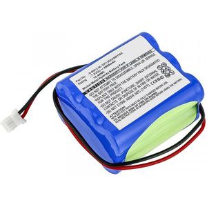 Visonic 0-9912-M / 0-9913-W / 103-303687 accu (7.2 V, 2000 mAh, 123accu huismerk)