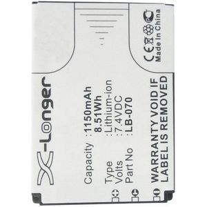 Kodak LB-070 accu (1150 mAh, 123accu huismerk)