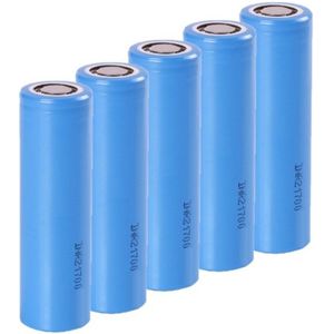 21700 / INR21700 Li-ion batterij (5 stuks, 3.6 V, 15A, 4500 mAh, 123accu huismerk)