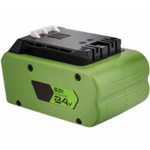 GreenWorks G24B4 / 2902807 / 24V Max accu (24 V, 5.0 Ah, 123accu huismerk)