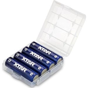 XTAR oplaadbare AA 1.5V li-ion batterijen (4 stuks, 2500 mAh)
