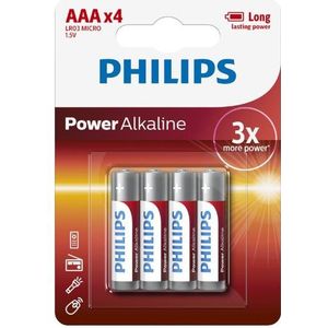 Philips Power Alkaline Batterij LR03P4B/05