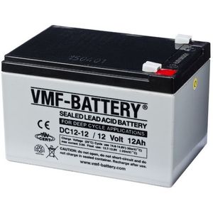 VMF DC12-12 AGM Deep Cycle accu (12V, 12 Ah, T2 terminal)