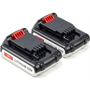 Startset: 2x Black & Decker BL2018-XJ / BL2018 accu (18 V, 2.0 Ah, 123accu huismerk)