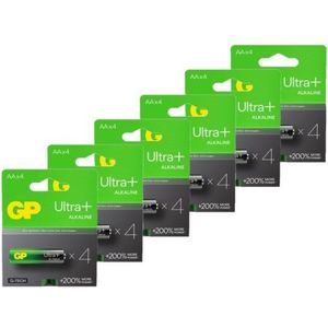 GP Ultra+ G-Tech AA / MN1500 / LR06 Alkaline Batterij 24 stuks