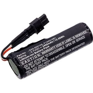 Logitech F12431581 / 533-000104 / 533-000138 accu (3.7 V, 3400 mAh, 123accu huismerk)