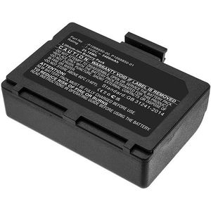 Zebra P1098850-00 / P1098850-01 / P1098850-002 accu (7.4 V, 3400 mAh, 123accu huismerk)