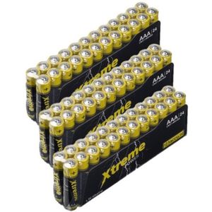 Combi deal: 123accu AAA alkaline batterijen (3x 24 stuks)