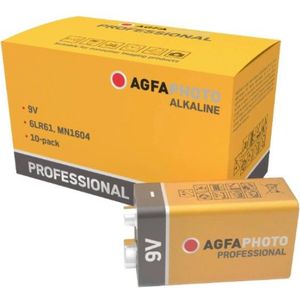Agfaphoto Professional 9V / 6LR61 / E-Block Alkaline Batterij (20 stuks)