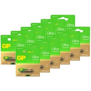 GP Ultra G-Tech AAA / MN2400 / LR03 Alkaline Batterij 48 stuks