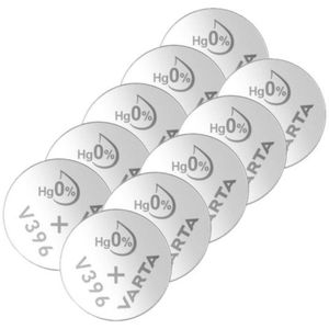 Varta V396 / SR726SW / SR59 zilveroxide knoopcel batterij 10 stuks