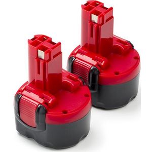 Startset: 2x Bosch BAT048 accu's (9.6 V, 1.5 Ah, 123accu huismerk)