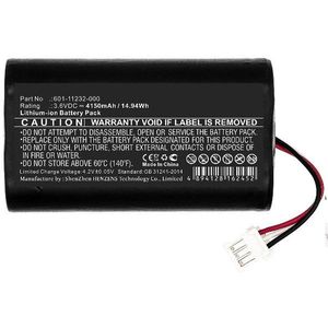 GoPro 601-11232-000 accu (3.6 V, 4150 mAh, 123accu huismerk)