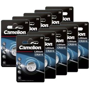 Camelion CR2016 3V Lithium knoopcel batterij 10 stuks