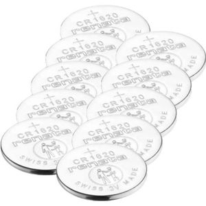 Renata CR1620 3V Lithium knoopcel batterij 10 stuks