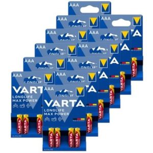 Varta Longlife Max Power AAA / MN2400 / LR03 Alkaline Batterij 48 stuks