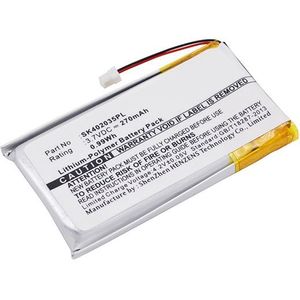 Sony SK402035PL accu (3.7 V, 270 mAh, 123accu huismerk)