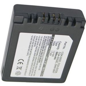 Panasonic CGA-S002E/1B / CGA-S002 / DMW-BM7 accu (680 mAh, 123accu huismerk)