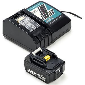 Startset: Makita BL1830B / 18V LXT accu + lader (18 V, 3.0 Ah, 123accu huismerk)