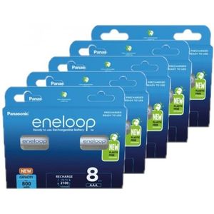 Panasonic Eneloop Oplaadbare AAA / HR03 Ni-Mh Batterijen (40 stuks, 800 mAh)