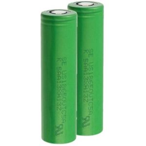 Sony Murata VTC5A / 18650 / US18650VTC5A Li-ion batterij (2 stuks, 3.7 V, 2600 mAh, 35A)