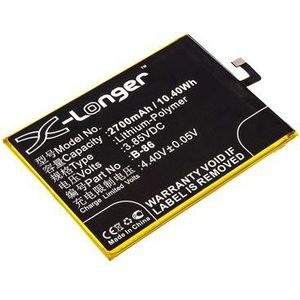BBK B-86 / BK-B-86 accu (2700 mAh, 123accu huismerk)