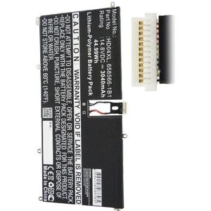 HP HD04XL / 685989-001 / HSTNN-IB3V accu (14.8 V, 2950 mAh, 123accu huismerk)