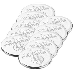 Renata CR2025 3V Lithium knoopcel batterij 10 stuks