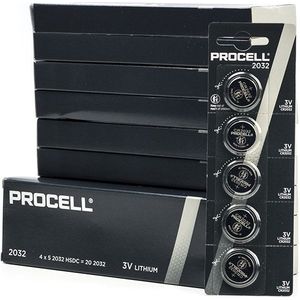 Aanbieding: Duracell Procell CR2032 Lithium knoopcel batterij (50 stuks)