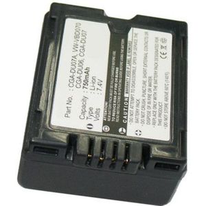 Hitachi DZ-BP07PW / DZ-BP7S / DZ-BP07S accu (750 mAh, 123accu huismerk)