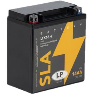 Landport AGM 51615 / YTX16-BS / YTX16-4 accu (12V, 14Ah, 230A)