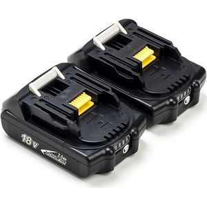 Startset: 2x Makita BL1820B / 18V LXT accu's (18 V, 2.0 Ah, 123accu huismerk)