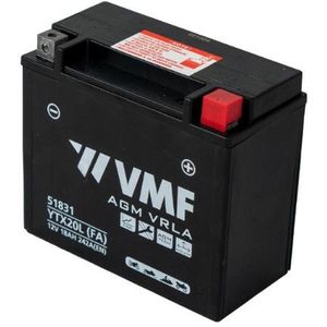 VMF PowerSport AGM 51831 / YTX20L-BS / 518908027 accu (12V, 18Ah, 242A)