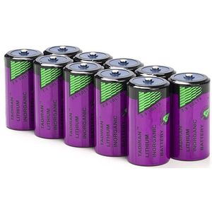 Aanbieding: 10 x Tadiran SL-2770 / C batterij (3.6V, 8500 mAh, Li-SOCl2)