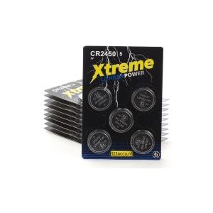 123accu Xtreme Power CR2450 3V Lithium knoopcel batterij 50 stuks